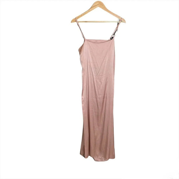 Reformation Georgia Midi Dress Blush Pink - Picture 2 of 8